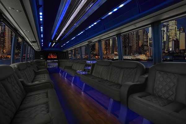 THINKLimo Premium Mini Coach Interior