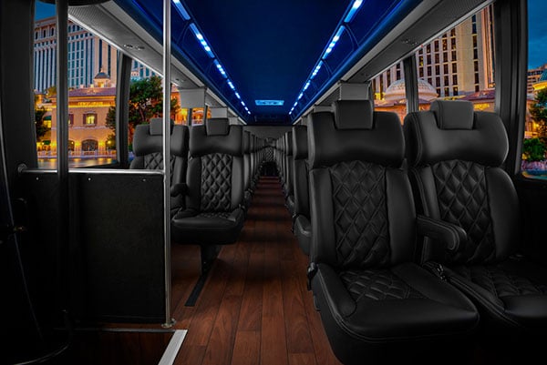 THINKLimo Premium Mini Coach Interior